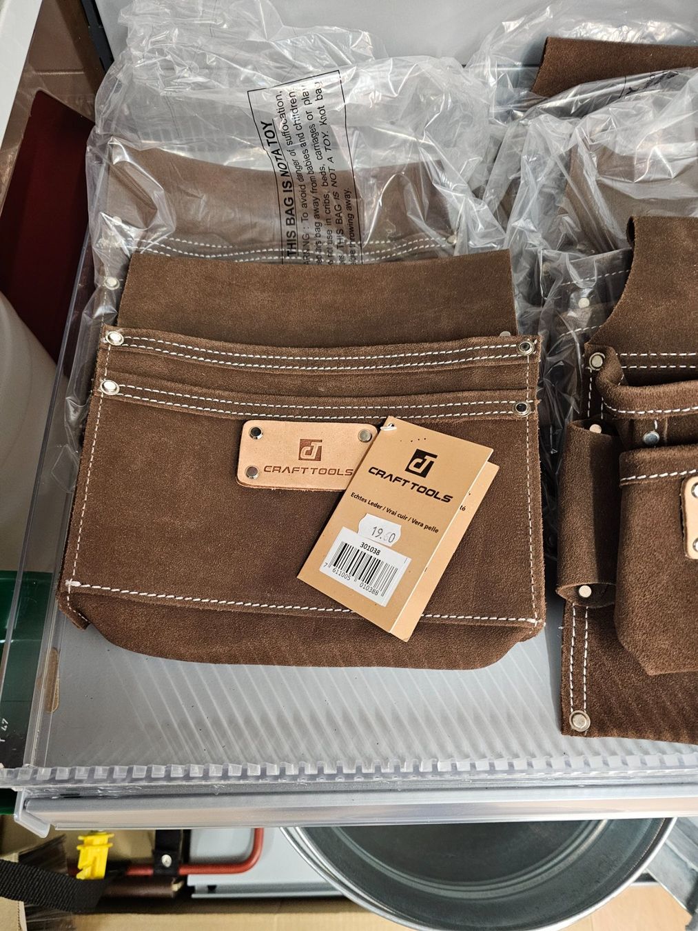 Tiro a segno: Nageltasche aus Leder – Nuovo e nell'imballaggio originale da Koppigen venduto da Bracher_Mail-House 1
