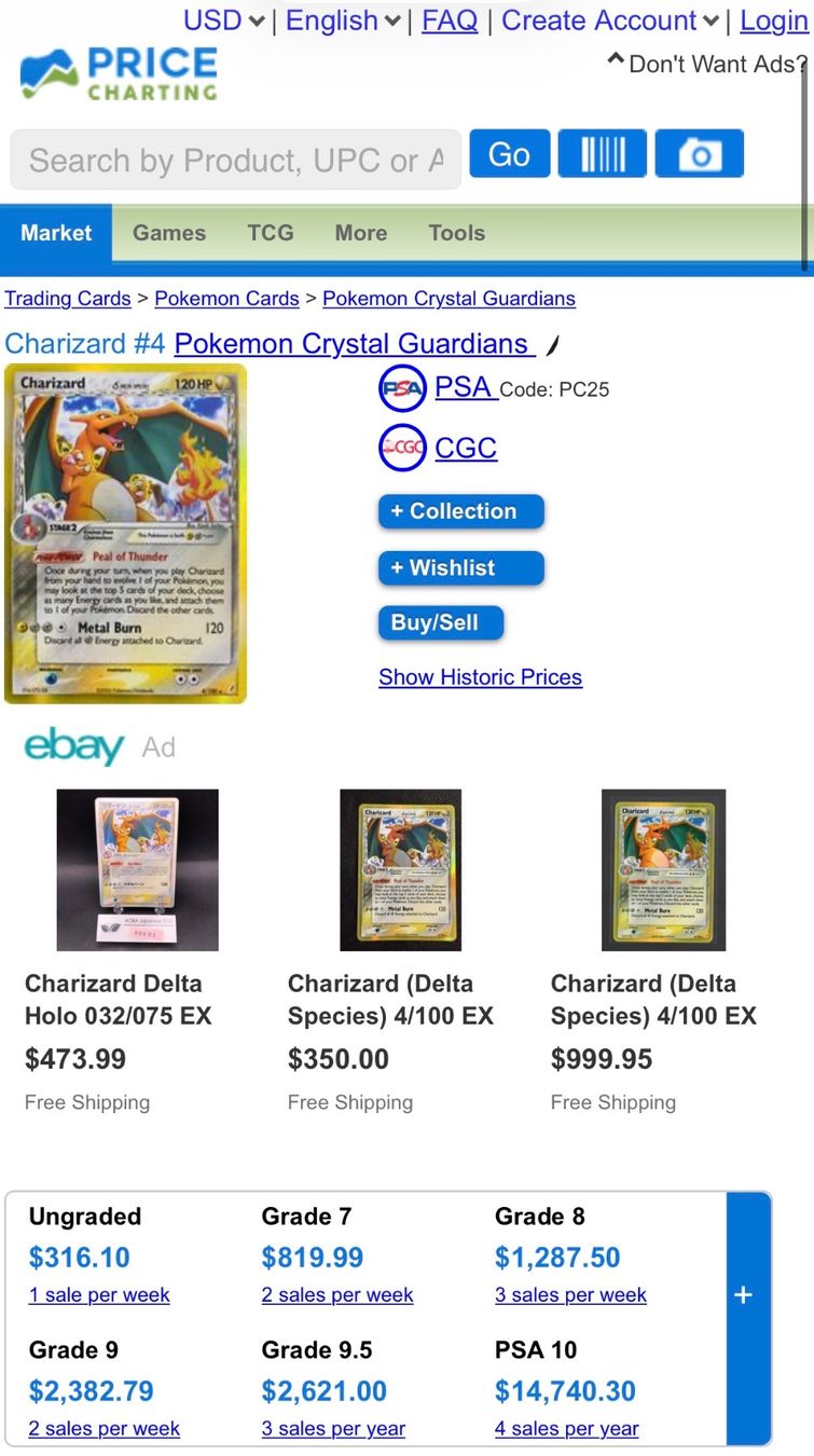 Pokémon Sammelbilder & Trading cards: Charizard Delta Species 4/100 - SG A - AUTHENTIC - EN – Neu (gemäss Beschreibung) aus Luzern von kre_2zjq 2