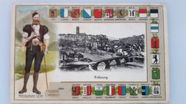 Fribourg Prägekarte 1911