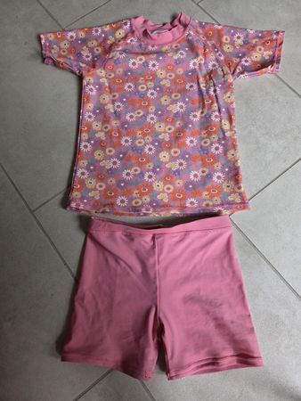 Badeset Gr. 134/140, Badekleid, UV-Schutz, Bikini