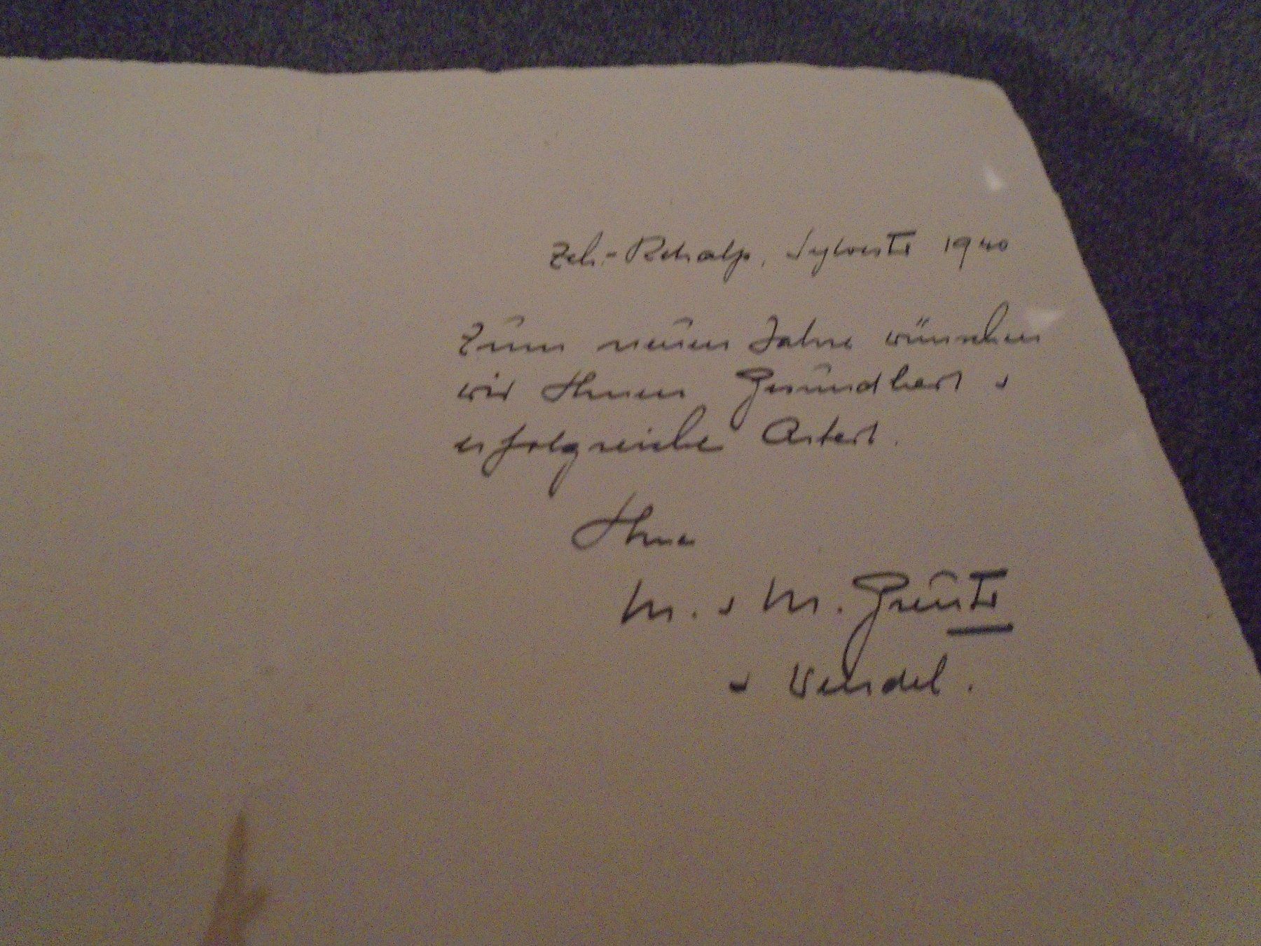 Karten: Karte mit Text, 1940 – Gebraucht aus Zürich von abraxas1291 1