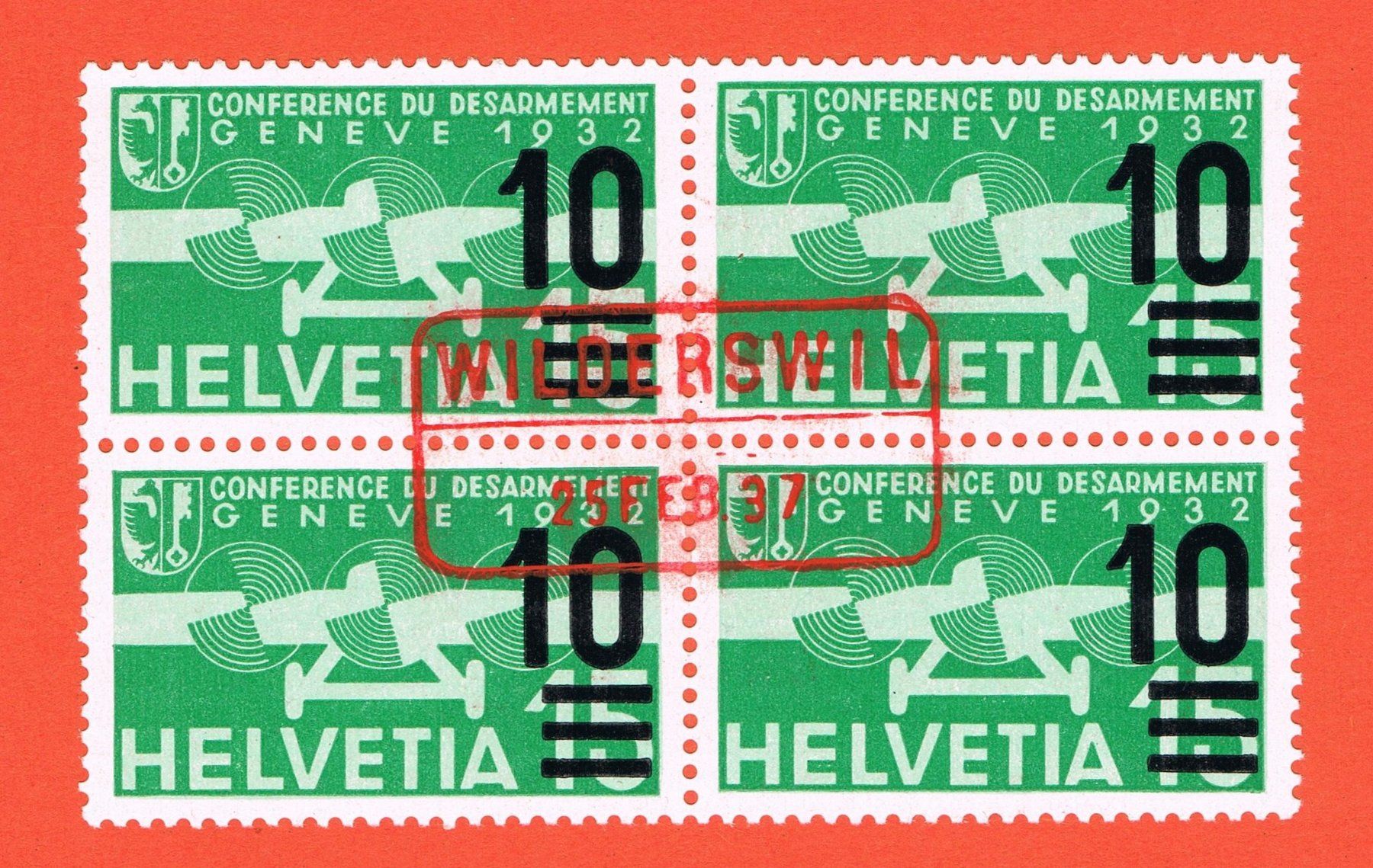 Tutti i francobolli: Flugpost Stempel Wilderswil – Usato da Biberstein venduto da Jura39
