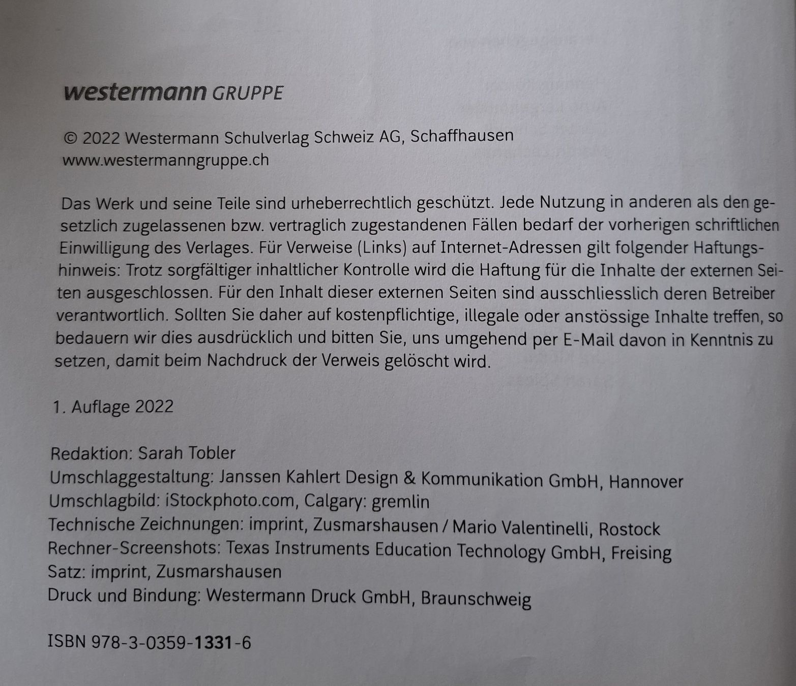 Libri: Mathematik Neue Wege, Westermann, Lösungsheft – Usato da Wollerau venduto da Dansada 1