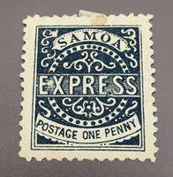 Samoa 1877-81 alte briefmarke