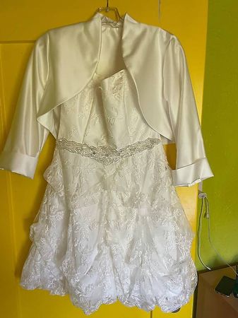 Wunderschönes Hochzeitskleid  Gr.S mit Bolero wie neu