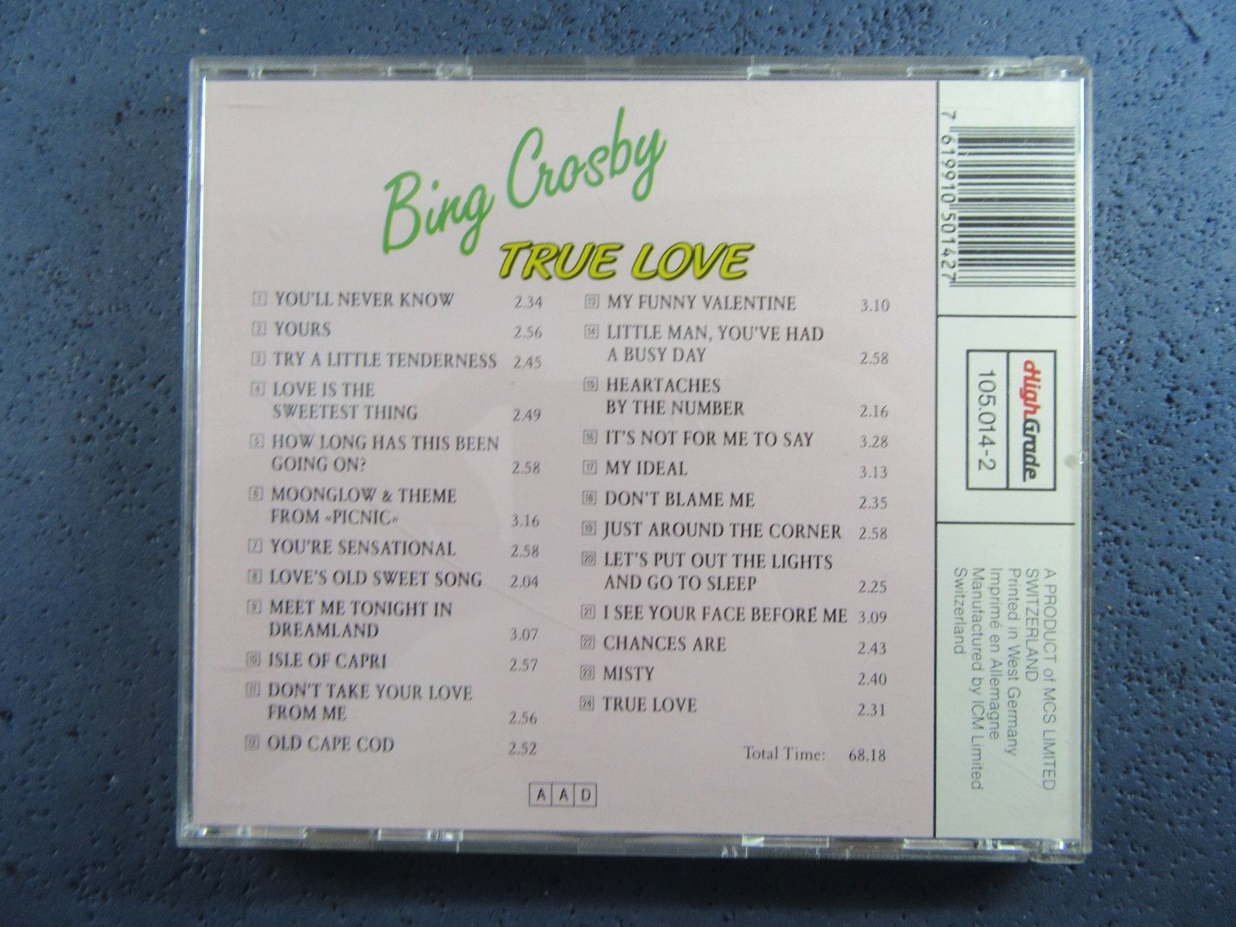 CD: BING CROSBY " TRUE LOVE " CD – Usato da Ettingen venduto da Hausi4711 2