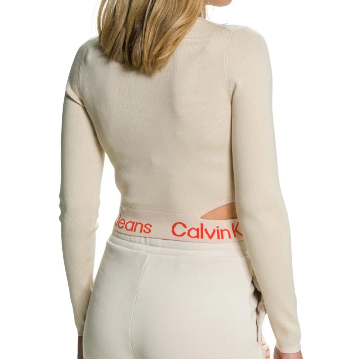 Calvin Klein T-Shirts: Calvin Klein Damen Pullover beige Gr. XS Neu – Neu und originalverpackt aus Zürich von Mibleck 2