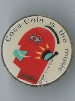 Coca-Cola Pin "is the music"
