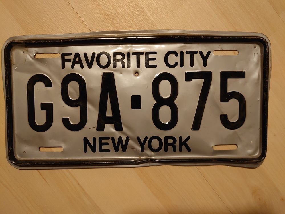Autokennzeichen Nummernschild - New York USA | Kaufen auf Ricardo