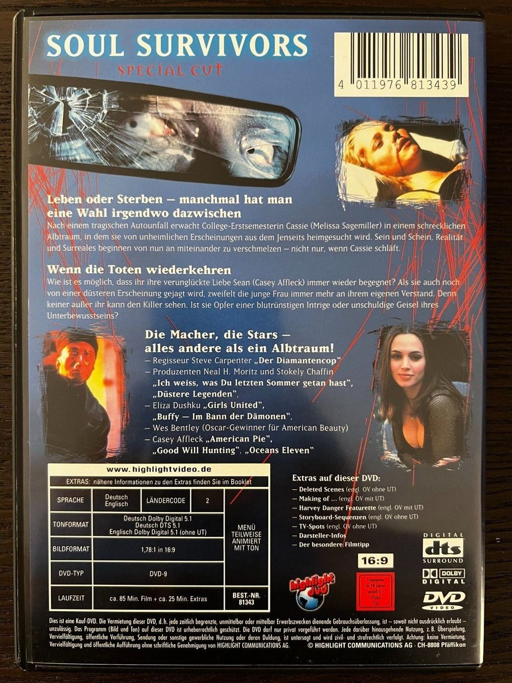 Tutti i DVDs: Soul Survivors – Usato da Zürich venduto da FilmFreunde 1