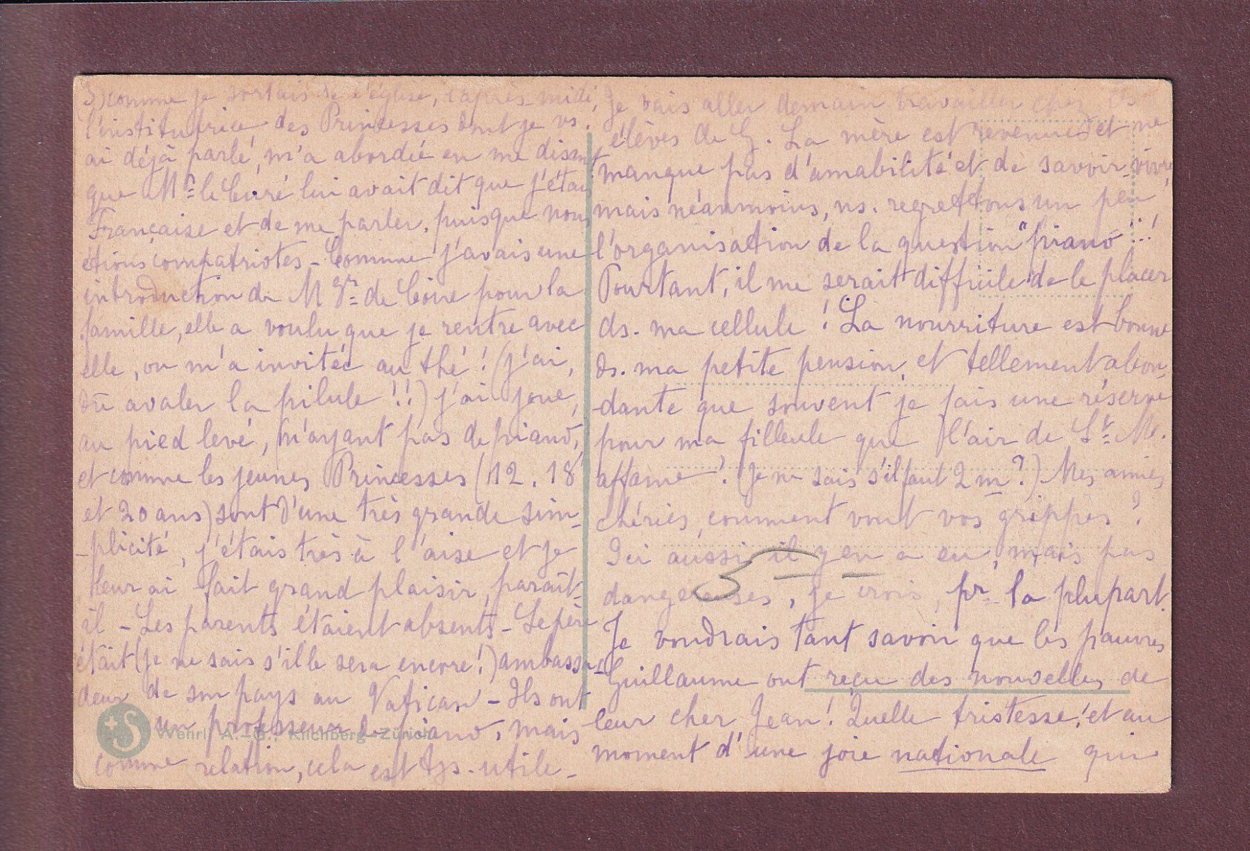 Cartoline postali: ST. MORITZ – Usato da Pully venduto da nicecards 1