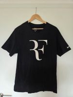 Nike Roger Federer RF Tennis T-Shirt Schwarz Gr L 363675-010