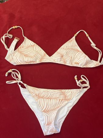 Roxy Bikini Damen Gr. S mit Blattmuster neu