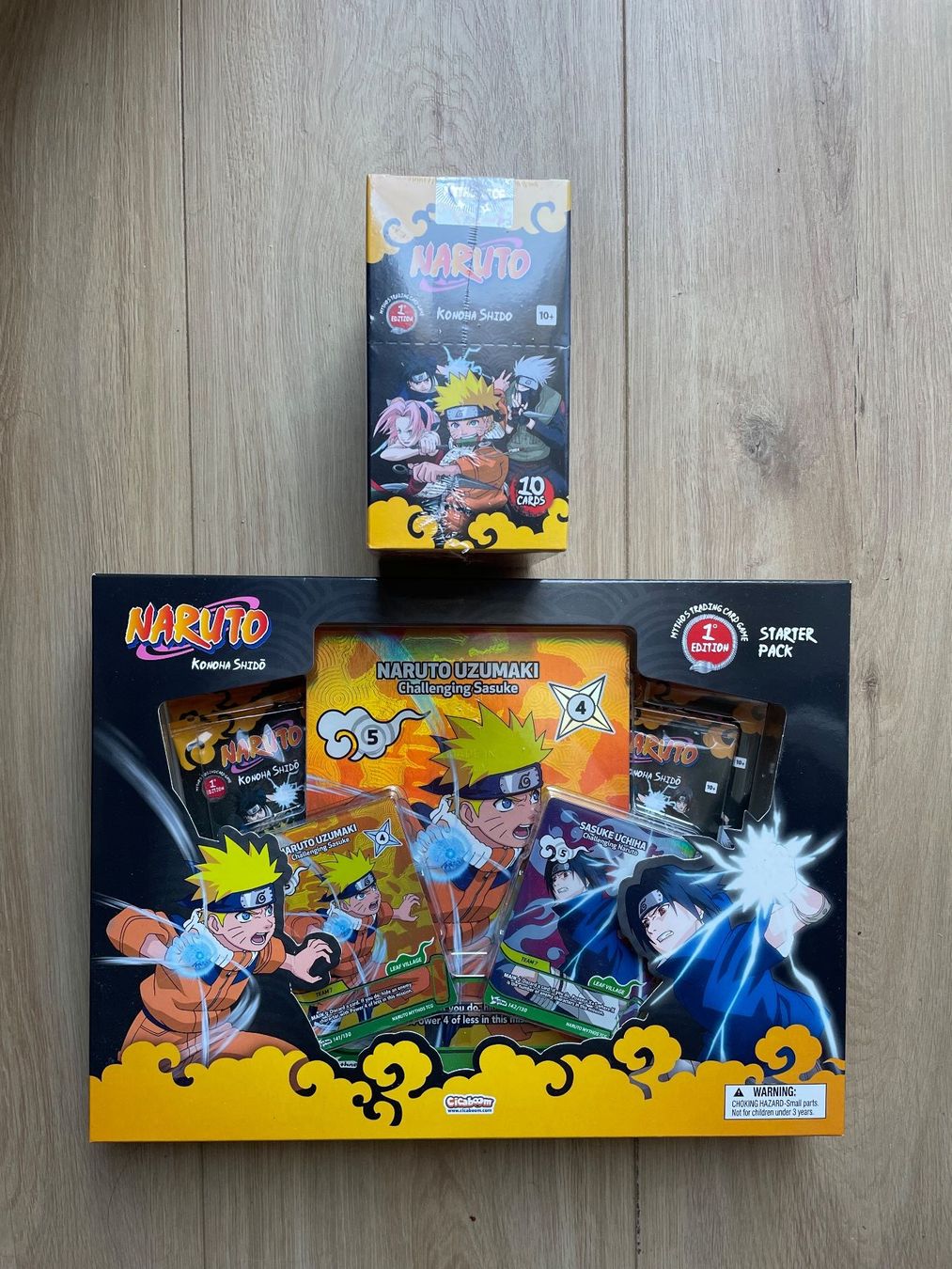 Carte collezionabili: Naruto TCG Mythos 1st Edition Display + Starter Pack Box – Usato da Biel-Benken BL venduto da Needthis