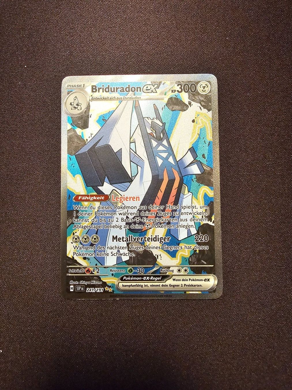 Pokémon Sammelbilder & Trading cards: Briduradon EX DE 241/191 – Gebraucht aus Lufingen von Argannon