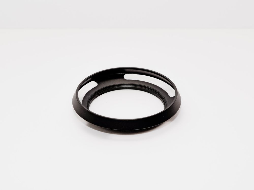 Pare-soleil Métallique Pour Objectif 52 Mm - Noir - Réduit Les Reflets Et Améliore Le Contraste