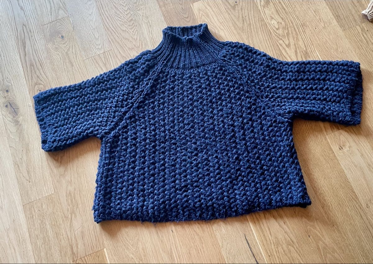Pullover & Sweatshirts: Damen Strickpullover Marta dunkelblau One Size  – Gebraucht aus Oberwil BL von another-day-of-sun 1