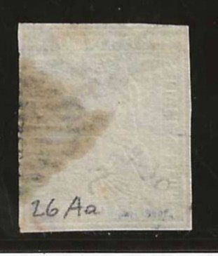 Alle Briefmarken: 1854 : Strubel Nr. 26Aa : KP 1700.-- – Gebraucht aus Gümligen von Geniusbuy 1