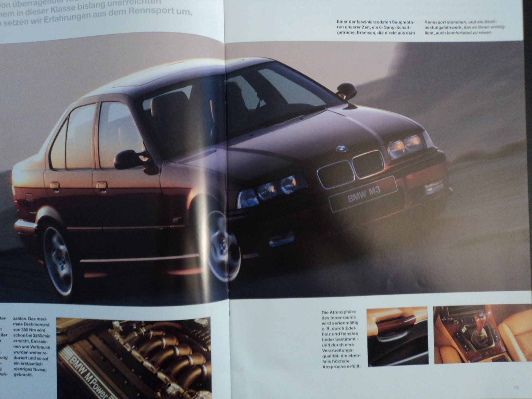 BMW Dokumente: Prospekt BMW 3er Limousine E36 1995 – Gebraucht aus Schwarzenburg von modelCARama 4