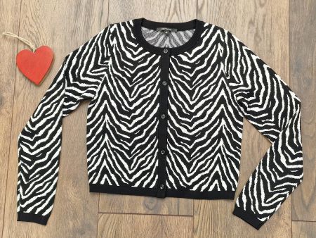 Cardigan comma schwarz weiss Gr 32 neuwertig
