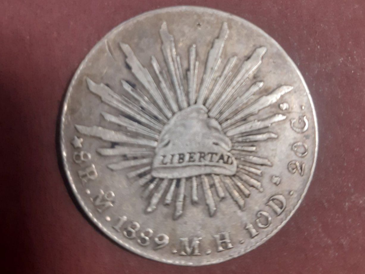 Metalli preziosi: Mexiko, 8 Reales, 1889Mo, Silber , Erh. s.scan – Usato da Caslano venduto da Enrico15 1