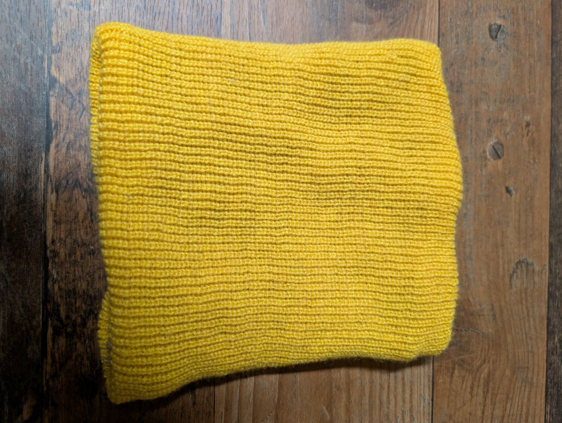 Foulard & Sciarpe: Winter Strickschlauch mit Fleecefutter, Gelb/Grau, Neu! – Usato da Neuenhof venduto da mlw_w98j 2