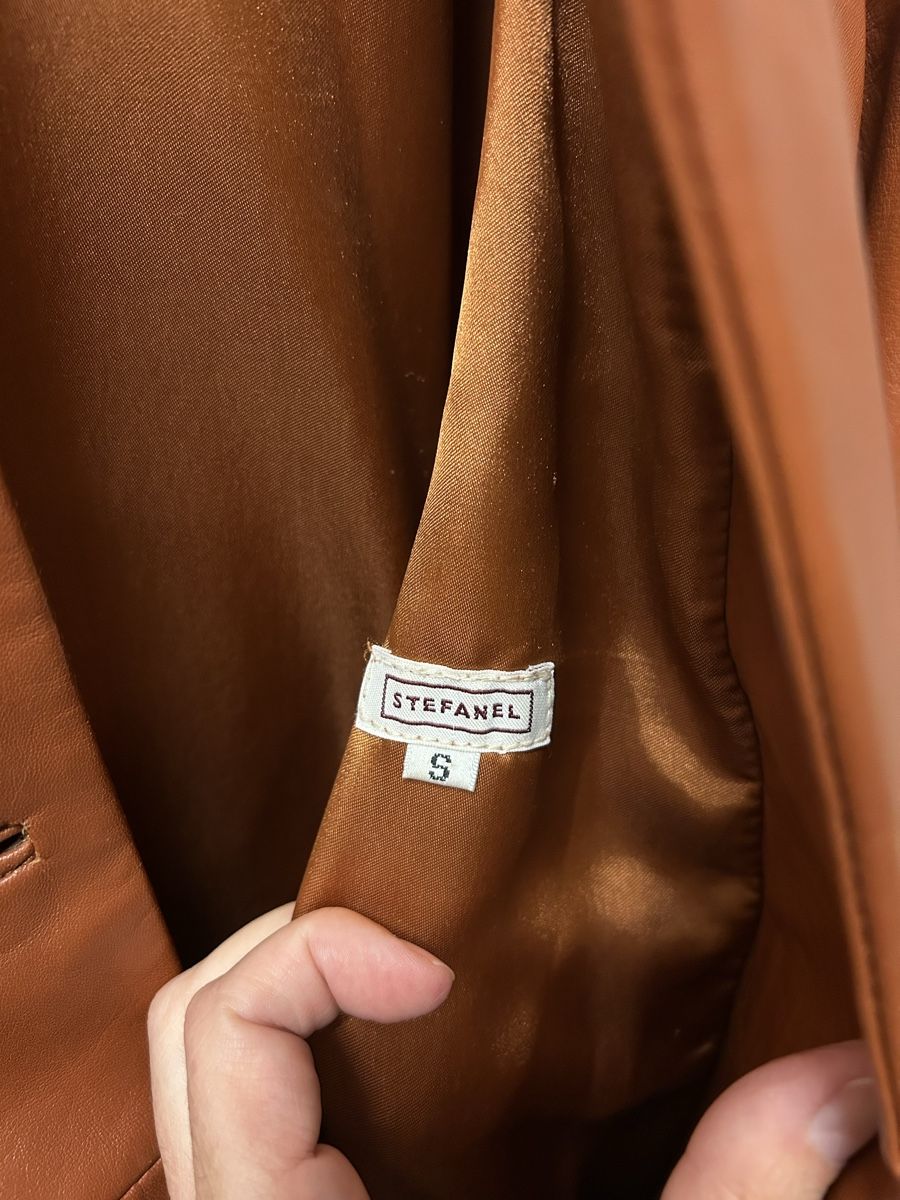 Jacken: Giacca in pelle color mattone – Gebraucht aus Sorengo von at217 6