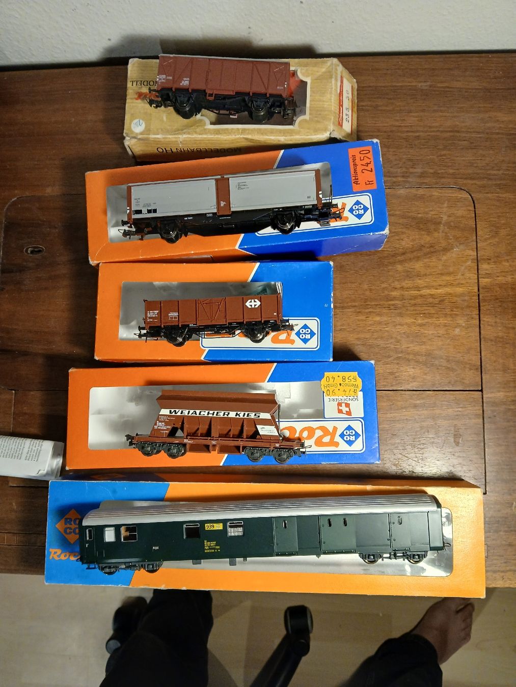 Roco Modellini di ferrovie: 5 Waggons Roco Liliput – Usato da Luterbach venduto da trixexpresso 3