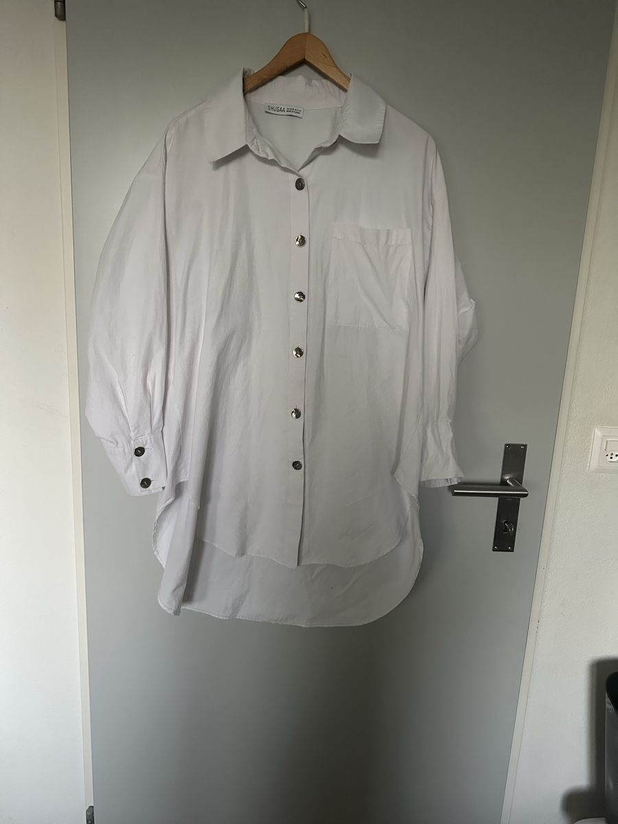 Camicette: Chemise blanc taille L – Usato da Biel/Bienne venduto da orange1