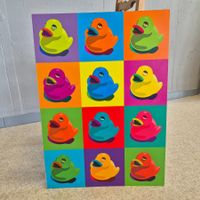IKEA Knista Pop Art Bild: Ducks by Clara Wells