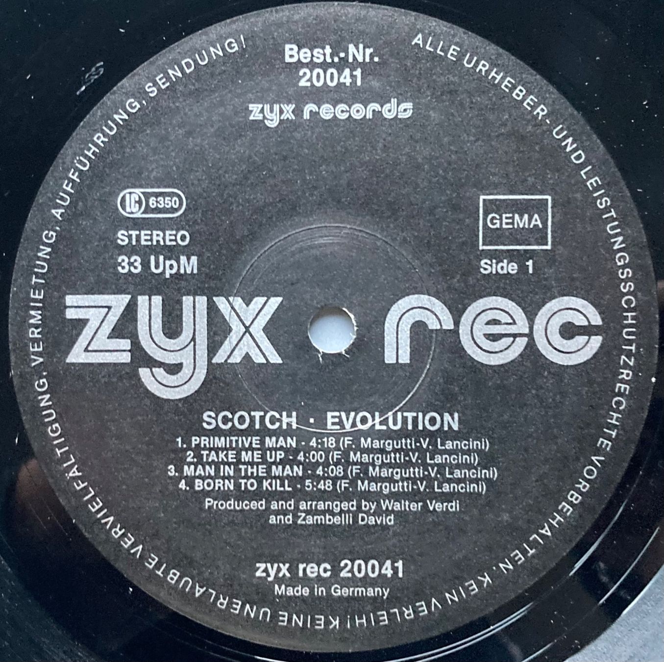 Schallplatten: SCOTCH - EVOLUTION – Gebraucht aus Poliez-Pittet von Newtown-Records 2