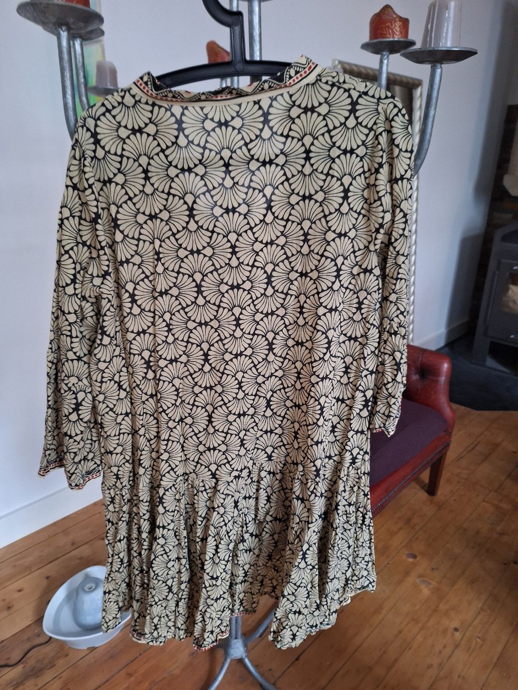 Camicette: Sommerbluse / Tunika Kleid, onesize, Blumenmuster – Usato da Fischenthal venduto da Irene69 2