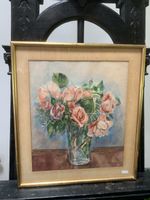 Antikes Aquarell aus französischer Sammlung