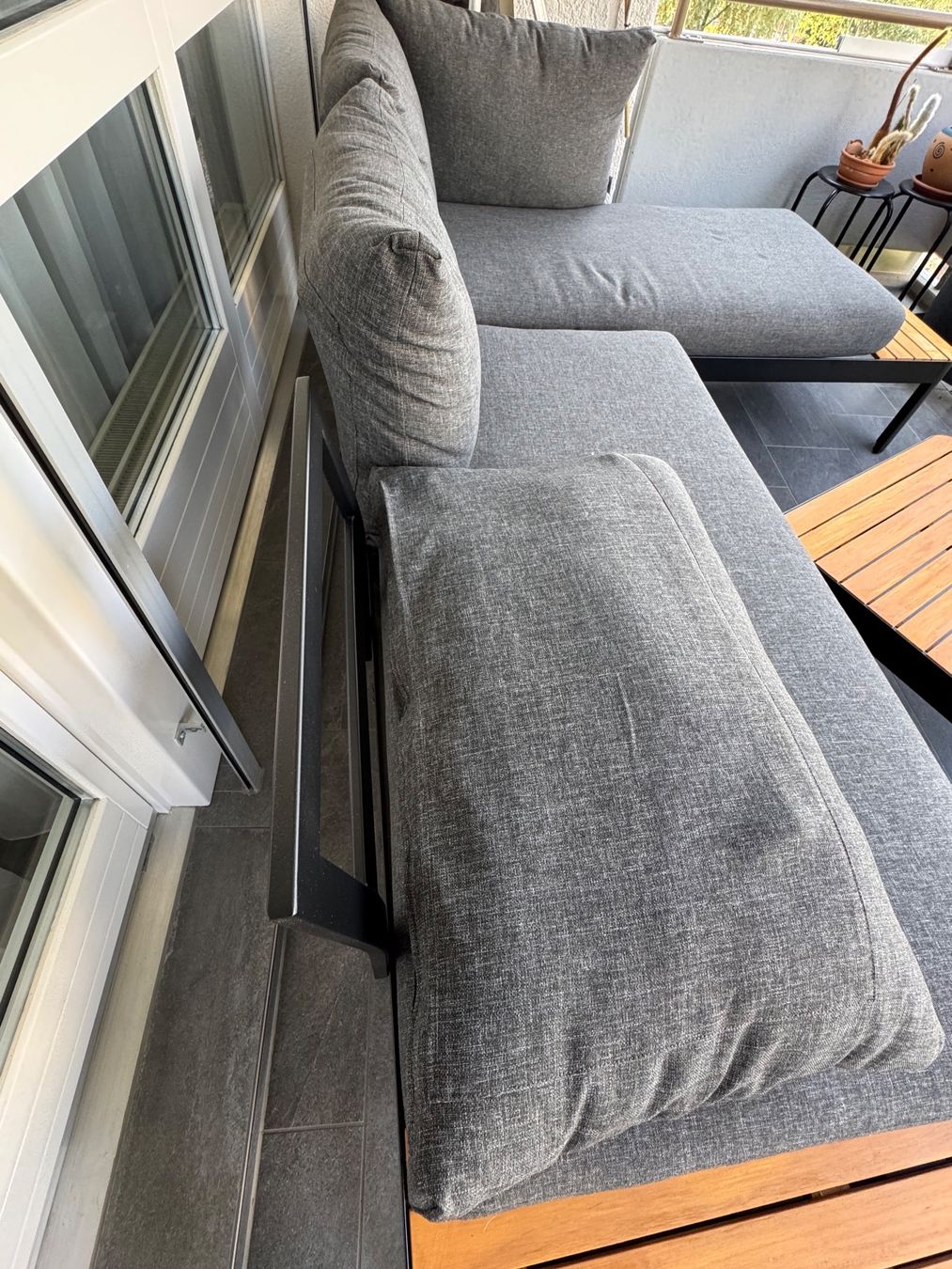 Micasa Divani: Gartenlounge anthrazit – Usato da Thun venduto da strubeli0_2 3