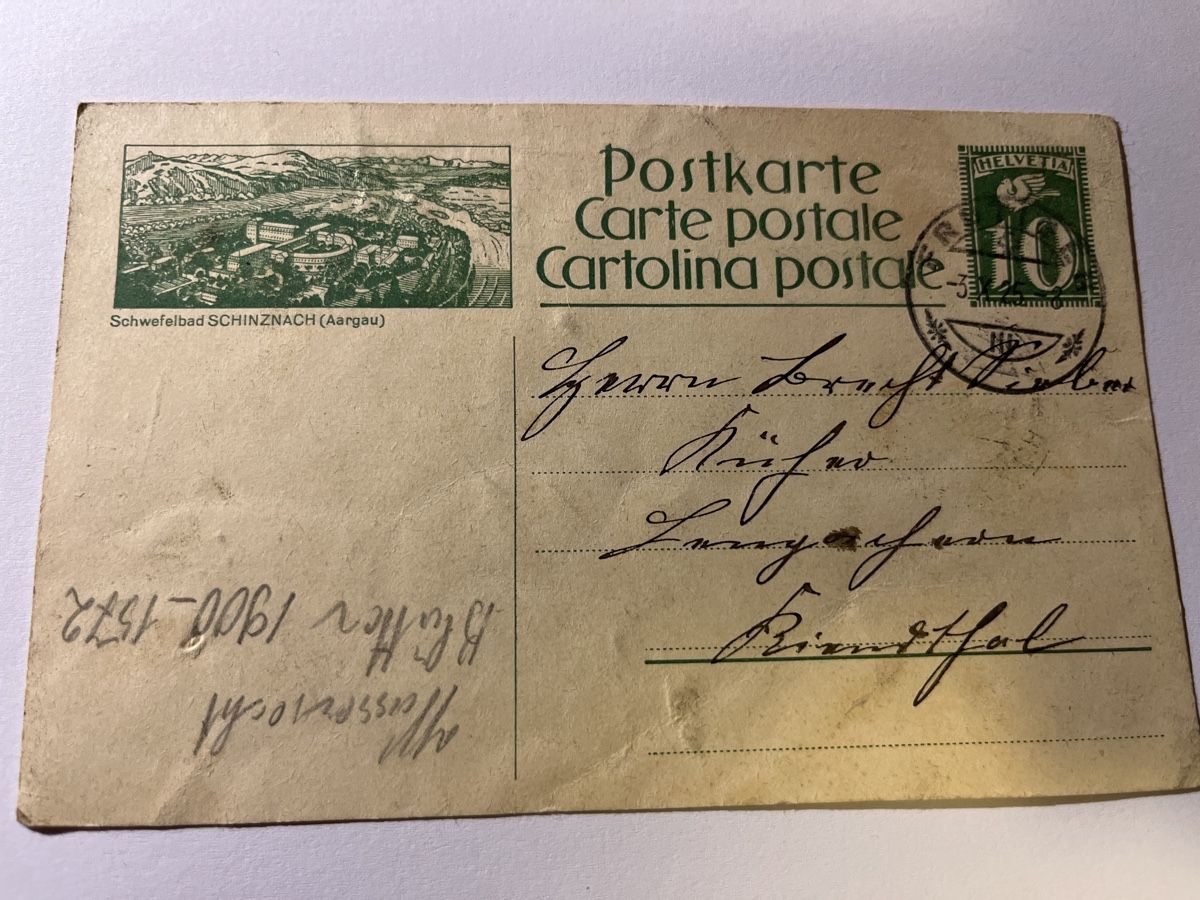 Ansichtskarten: schinznach postkarte  – Gebraucht aus scharnachtal von Riso500