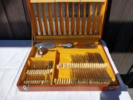 Vintage Fürst Besteck 70 Teile & Koffer Fürosil 18/8 Edelsta