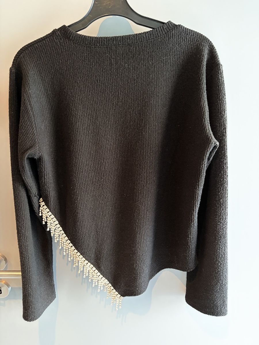 Zara Pullover & Sweatshirts: Pull Femme Zara Noir Taille M Strass – Gebraucht aus Champlan von Ger77 2