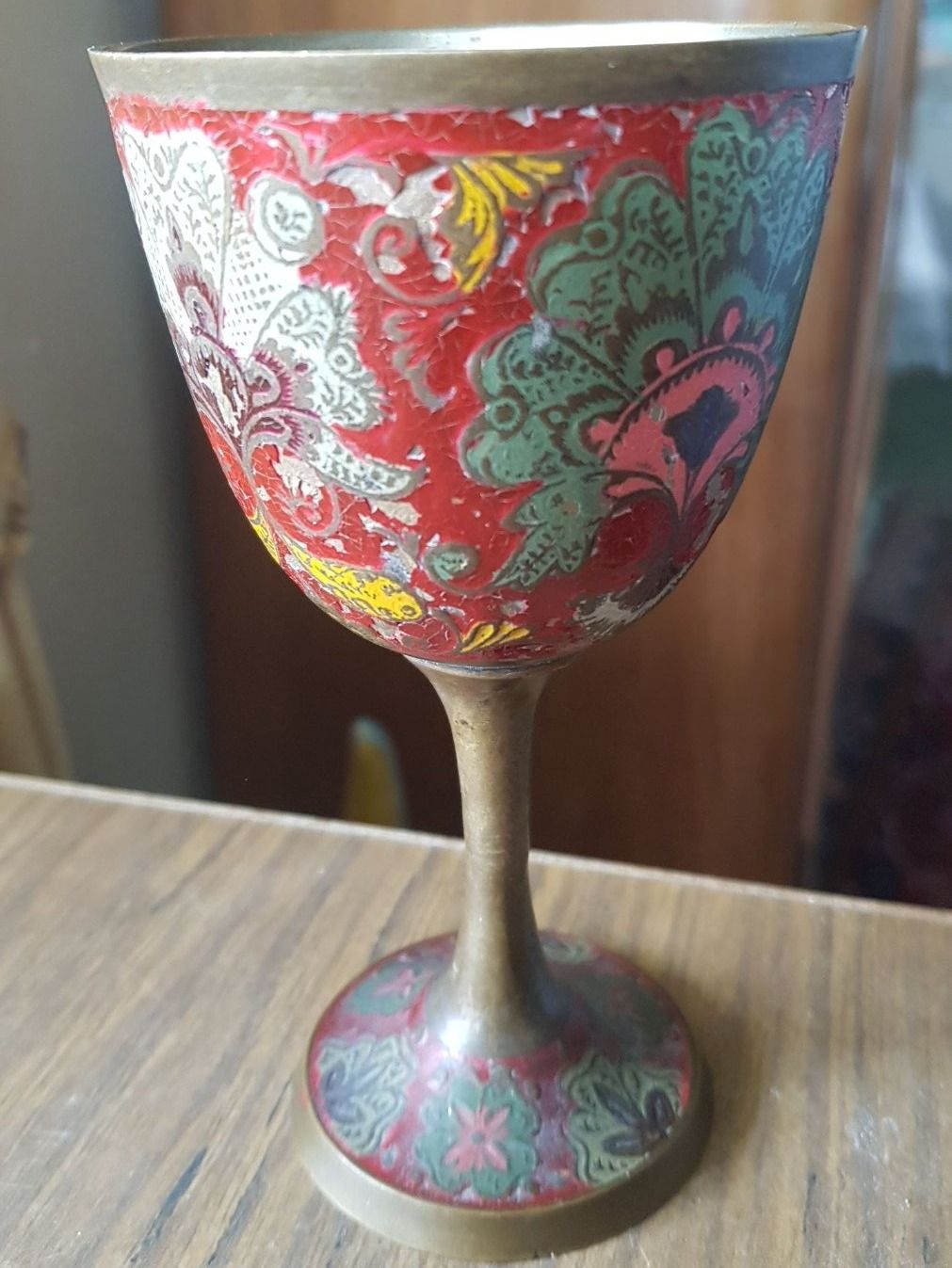 Tazze: Kelch Cloisonné antik – Usato da Mörschwil venduto da antiksalon 9