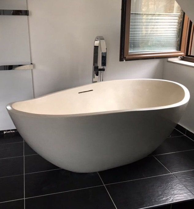 Badewannen: Badewanne Freistehend Wanne Terrazzo Stein – Neu und originalverpackt aus Daisendorf von Wohn-Kult 1