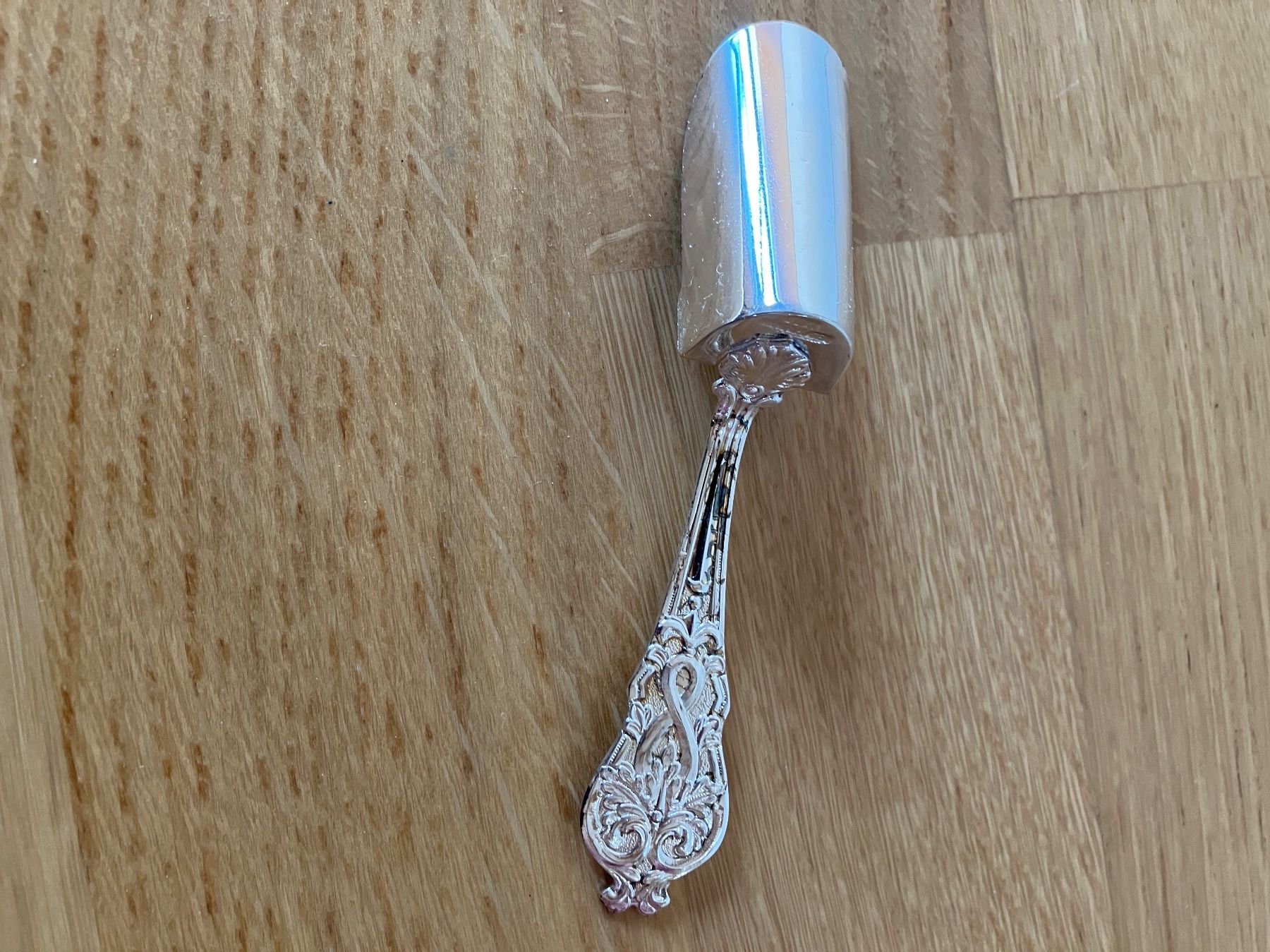 Cucchiai: Antiker niederländischer Silber-Tee-Caddy-Löffel – Usato da Bern venduto da schoenisache 4