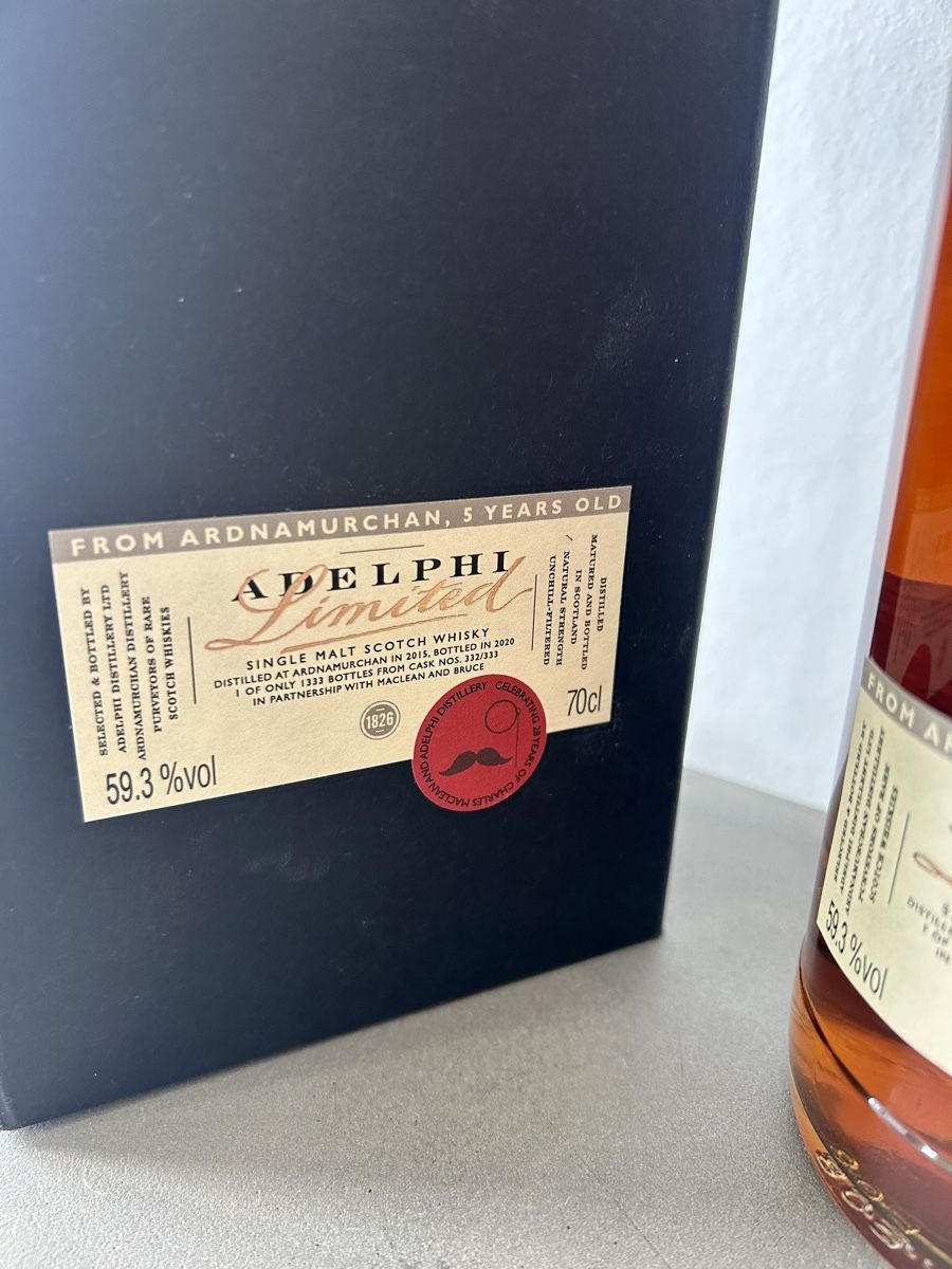 Bevande alcoliche: Ardnamurchan 2015 Single Malt by Adelphi – Nuovo (secondo la descrizione) da Basel venduto da rog_l7qd 4