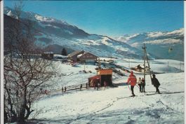 Bürchen  VS  -   Skilift RONALP und Hôtel