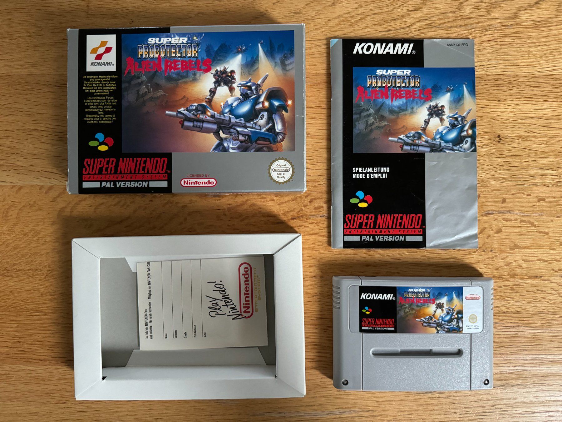Nintendo Spiele: SNES Super Probotector - Alien Rebels OVP (FRG) – Gebraucht aus Vucherens von