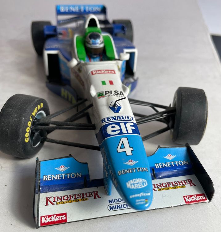 Miniature Benetton B196 1996 1/18 - MINICHAMPS - Occasion
