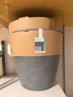 2x Lafiora Blumentopf grau 43cm 40.5L neu