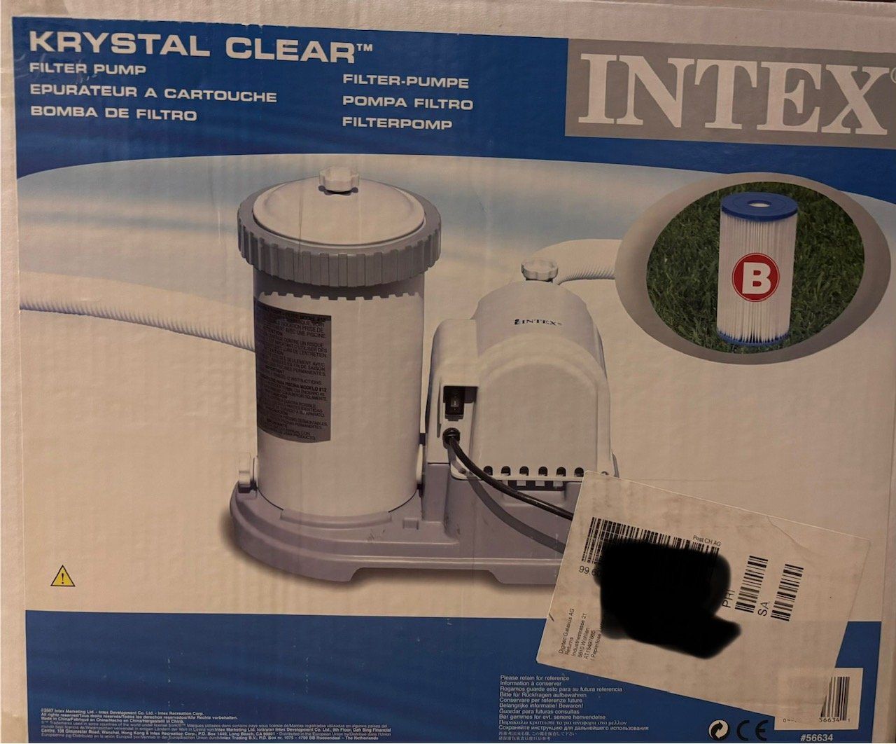Intex Accessori per Piscine: Intex Filterpumpe Krystal Clear Model 634 – Usato da Malters venduto da Giambelli