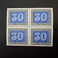 PAX 1945, Nr. 265.4.02, Viererblock, postfrisch