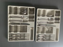 Besteck Nuna 90 und Sola, versilbert, Vintage, 8 - fach