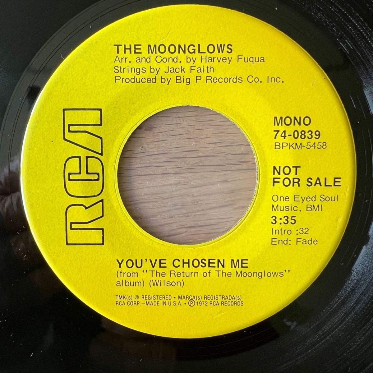 Dischi in vinile: Moonglows - When I'm With You / US-Promo 1972 – Usato da Gais venduto da soundcave57