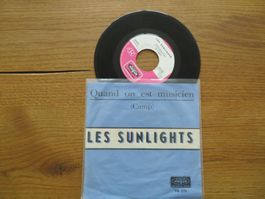 RARITÄT! Les Sunlights - Quand on est musicien, 45 RPM